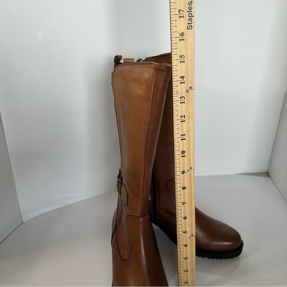 Mago Paula tall Women's Brown Leather Riding Boots - Picture 5 of 11